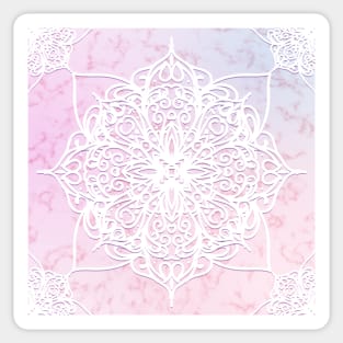 Candyfloss Mandala Sticker